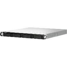 Сетевое хранилище SMB QNAP TS-464U-8G NAS 4 HDD trays, rackmount 1U, 1 PSU. 4-core Intel Celeron N5105/N5095 2.0-2.9 GHz, 8 GB RAM MAX, 2x2.5GbE, 2xUSB 3.2 Gen 2 (10Gbps), 2xUSB 2.0, 1xHDMI, PCIe Gen 3 x2 , W/o rail kit RAIL-B02