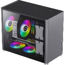 Компьютерный корпус, без блока питания mATX/ Gamemax Spark Grey mATX case, grey, w/o PSU, w/1xUSB3.0+1xType-C, 1xCombo Audio