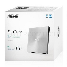 Привод DVD-RW Asus SDRW-08U9M-U серебристый USB slim ultra slim M-Disk Mac внешний RTL