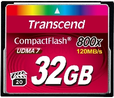 Флеш карта CF 32GB Transcend, 800X