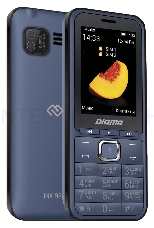 Мобильный телефон Digma LINX B241 32Mb темно-синий моноблок 2.44 240x320 0.08Mpix GSM900/1800