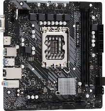 Материнская плата Asrock H610M-HVS Soc-1700 Intel H610 2xDDR4 mATX AC`97 8ch(7.1) GbLAN RAID+VGA+HDMI