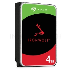 Жесткий диск Seagate 4TB Ironwolf (ST4000VN006) {SATA 6.0Gb/s, 7200 rpm, 256mb buffer, 3.5,для NAS}