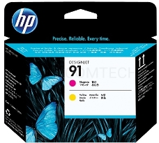 Картридж струйный HP №91 C9461A пурпурный/желтый печатающая головка для HP DJ Z6100