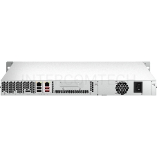 Сетевое хранилище SMB QNAP TS-464U-8G NAS 4 HDD trays, rackmount 1U, 1 PSU. 4-core Intel Celeron N5105/N5095 2.0-2.9 GHz, 8 GB RAM MAX, 2x2.5GbE, 2xUSB 3.2 Gen 2 (10Gbps), 2xUSB 2.0, 1xHDMI, PCIe Gen 3 x2 , W/o rail kit RAIL-B02