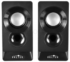 Колонки Oklick OK-165 2.0 черный 6Вт