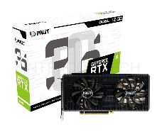 Видеокарта Palit PA-RTX3060 DUAL 12Gb LHR GDDR6 1320/15000 HDMIx1 DPx3 HDCP