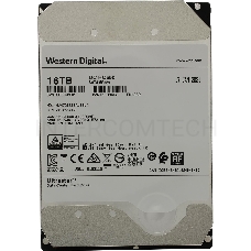 Жесткий диск WD Original SATA-III 16Tb 0F38462 WUH721816ALE6L4 Ultrastar DC HC550 (7200rpm) 512Mb 3.5