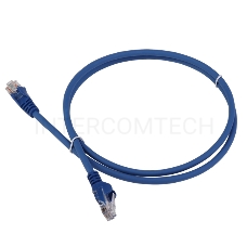 Патч-корд Lanmaster LAN-PC45/U5E-5.0-BL вилка RJ-45-вилка RJ-45 кат.5е 5м синий LSZH (уп.:1шт)