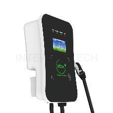 Зарядная станция S'OK Green Energy M3W Series Wallbox EV Charger SM3W31116542-7wf, 3-phase, 11kw (16a/ 380v), OCPP 1.6J, RFID, WiFi, LAN, уровень защиты IP54, кабель 7.5м