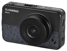 Видеорегистратор SunWind SD-311 черный 1.3Mpix 1080x1920 1080p 140гр. GP6248