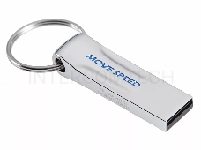 Накопитель USB2.0 64GB Move Speed YSUSD серебро металл