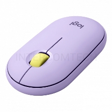 Мышь LOGITECH M350 Pebble Bluetooth Mouse - LAVENDER LEMONADE