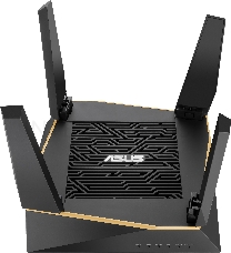 Роутер ASUS RT-AX92U // роутер, из 1 точки доступа, 802.11ax, 400 + 867+ 4804 Mbps, 2,4 + 5 гГц, ; 90IG04P0-MO3010