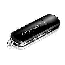 Флеш Диск Silicon Power 8Gb LuxMini 322 SP008GBUF2322V1K USB2.0 черный