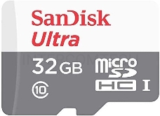 Флеш карта microSD 32GB SanDisk microSDHC Class 10 Ultra UHS-I 100MB/s