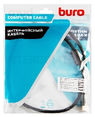 Кабель аудио-видео Buro HDMI (m)/HDMI (m) 1м. феррит.кольца Позолоченные контакты черный (BHP-HDMI-2.1-1G)