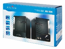 Колонки Oklick OK-126 2.0 черный 6Вт