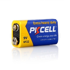 Солевой элемент питания PKCELL 6F22-1B тип - 9V(Крона) 1 шт в блистере