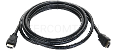 Кабель цифровой TV-COM HDMI19M to HDMI19M, V1.4+3D, 3m