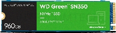 Твердотельный накопитель SSD WD Green SN350 NVMe WDS960G2G0C 960ГБ M2.2280 (TLC)