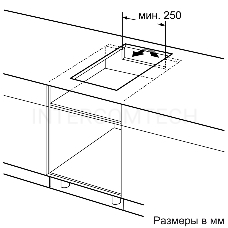 Индукционная варочная панель BOSCH PIB375FB1E / Домино, 30 см, индукция, скошенный край