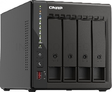 Сетевое хранилище SMB QNAP TS-453E-8G NAS, 4-tray w/o HDD. 2xHDMI-port. 4-core Celeron J6412 2-2.6 GHz, 8GB DDR,  2x2.5Gb LAN, 2 x M.2 2280 PCIe Gen 3 x2, 2x USB 3.2 Gen 2 (10Gbps) Port, 2x USB 2.0 port