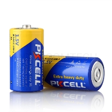 Солевой элемент питания PKCELL R14P-2B тип - C(LR14) 2 шт в блистере