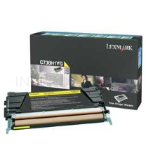 Тонер-картридж Lexmark c73x/x73x Return 10K Желтый
