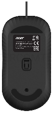 Мышь Acer OMW122 черный оптическая (1200dpi) USB (3but)