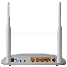 Сетевое оборудование TP-Link SOHO TD-W8961N(RU) 300 Мбит/с, 2T2R, ADSL2/ADSL+, Annex A, 4 порта 100 Мбит/с