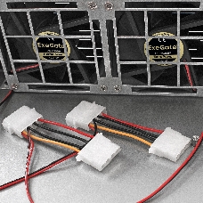Серверный корпус ExeGate Pro 2U350-01 <RM 19, высота 2U, глубина 350, БП 1U-1000ADS, USB>