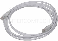 Патч-корд Lanmaster UTP RJ-45 (m)-RJ-45 (m) cat5E 3м белый 