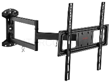 Кронштейн для телевизора Arm Media LCD-415 черный 24-55 макс.35кг настенный поворотно-выдвижной и наклонный