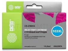 Картридж струйный Cactus CS-CN055 пурпурный для №933 HP OfficeJet 6600 (14ml)