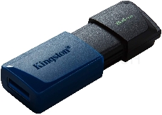 Флеш Диск Kingston 64Gb DataTraveler Exodia M DTXM/64GB USB3.0 черный/синий