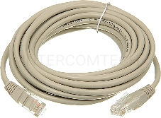 Патч-корд Lanmaster UTP RJ-45 (m)-RJ-45 (m) cat5E 5м серый 