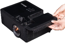 Проектор INFOCUS IN134ST DLP, 4000 ANSI Lm, XGA (1024x768), 28500:1, 0.626:1, 3.5mm in, Composite video, VGA, HDMI 1.4a x3 (поддержка 3D), USB-A (для SimpleShare и др.), лампа 15000ч.(ECO mode), 3.5mm out, Monitor out (VGA), RS232, RJ45, 21дБ, 3,2 кг