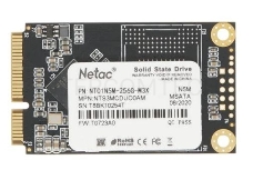 Накопитель SSD mSATA Netac 256Gb N5M Series <NT01N5M-256G-M3X> Retail (SATA3, up to 540/490MBs, 3D TLC)