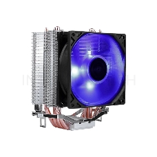 Кулер Aerocool Verkho 4 Lite , до 125W, 4х теплотрубки, PWM, 1000-2000 RPM, 2066/2011/1150/1154/1155/1156/1366/775 , AM4/AM3+/AM3/AM2+/AM2/FM2/FM1