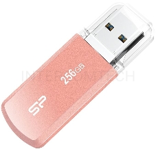 Флеш накопитель 256Gb Silicon Power Helios 202, USB 3.2, Розовое Золото