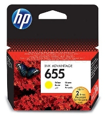 Картридж струйный HP 655 CZ112AE желтый для HP DJ IA 3525/4615/4625/5525/6525 (600стр.)