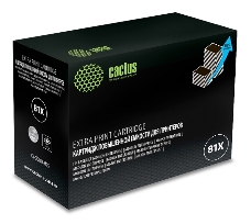 Тонер Картридж Cactus CS-CF281X-MPS черный (30000стр.) для HP LJ Ent M630/M605dn/M606dn/M605x