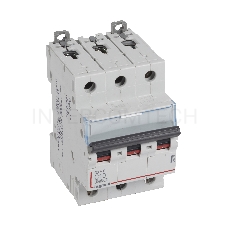 Выключатель автоматический модульный 3п C 10А 6кА DX3-E Leg 407289