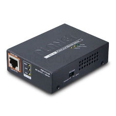 Инжектор Single-Port 10/100/1000Mbps 802.3bt Ultra PoE Injector (60 Watts, Legacy mode support, PoE Usage LED) -w/external power adapter