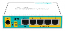 Маршрутизатор MikroTik RB750UPr2 hEX PoE lite 5x Ethernet, раздача PoE, 650 МГц ЦП, 64 МБ 5-портовый 100-Мбитный маршрутизатор с поддержкой PoE на 4-х портах