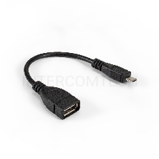 Кабель OTG USB 2.0 ExeGate EX-OTG-USB2-AFmicroBM5P-0.15 (AF/microBm 5P, 0,15м)