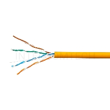 Кабель SkyNet Premium UTP-LSZH 4x2x0,51, низкое дымовыделение, нулевое содержание галогенов, медный, FLUKE TEST, кат.5e, однож., 100 м, box, оранжевый