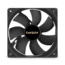 Вентилятор ExeGate E12025S4P-PWM, 120x120x25 мм, подшипник скольжения, 4pin, PWM, 25dBA