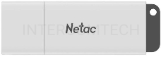 Флеш Диск Netac U185 256Gb <NT03U185N-256G-30WH>, USB3.0, с колпачком, пластиковая белая